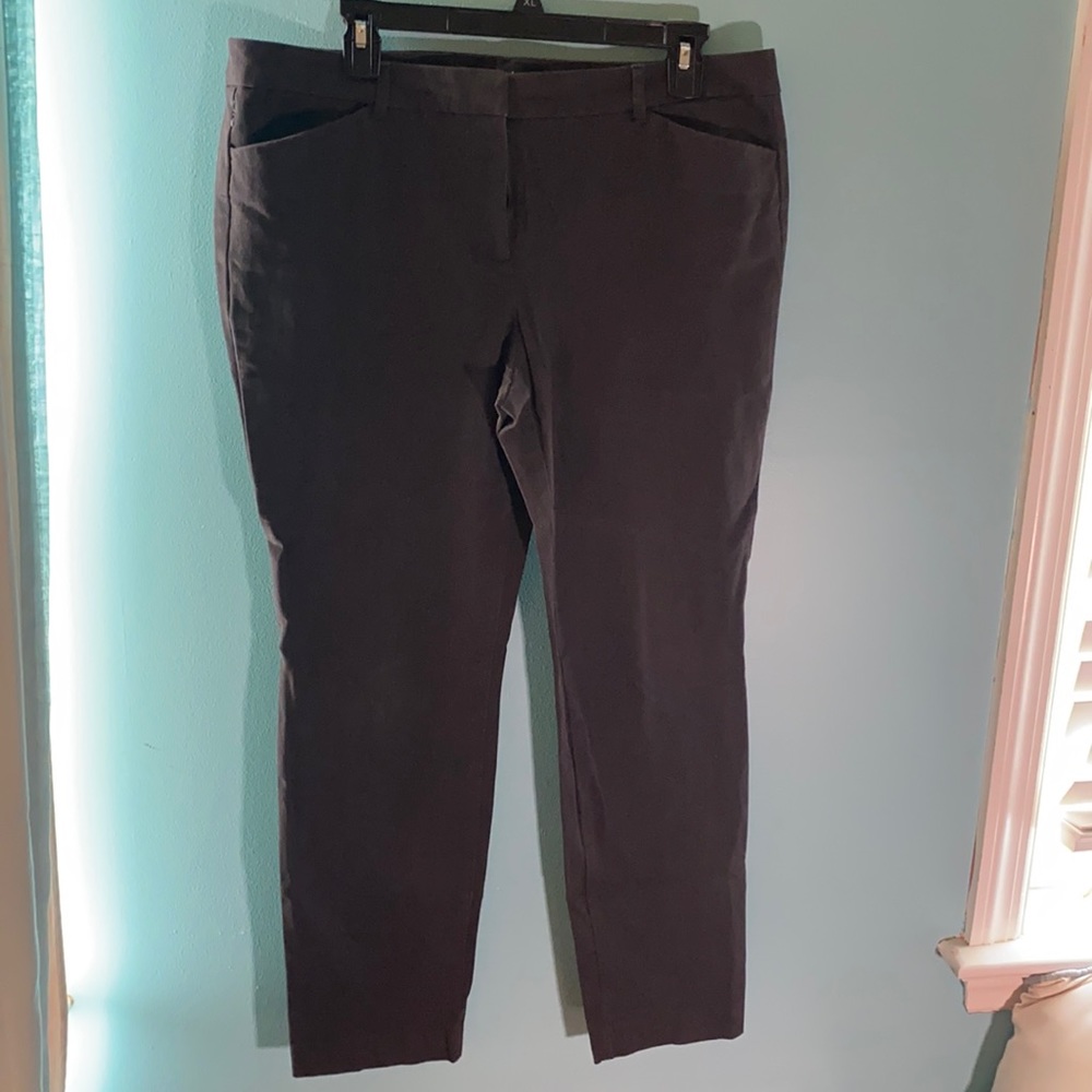 Liz Claiborne career gray dress pants Emma Classic fit. Size 12.